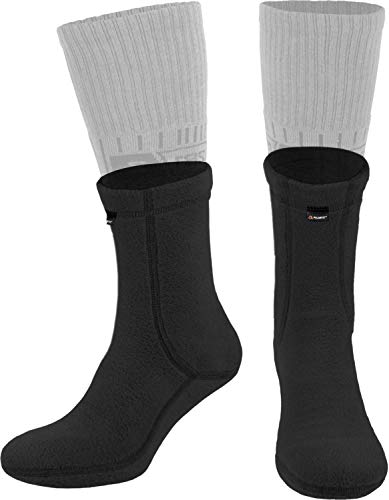 Hiking Warm 6 inch Boot Liner Socks - Military Tactical Outdoor Sport - Polartec Fleece Winter Socks
