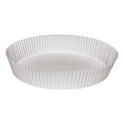 Hoffmaster BL7FCL Waxed, Fluted Round Cake/Tart Liner, 93/4" Diameter