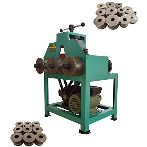 TECHTONGDA Electric Pipe Bender Multifunction Rolling Metal Pipe