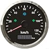 ELING GPS Snelheidsmeter Kilometerteller 0-125km/h voor Automotorfiets ATV UTV 85MM