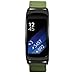 Gear Fit2 Watch Band, ViCRiOR Nylon Ballistic Nato Woven Adjustable Replacement Watch Band Strap with Adapter Connector for Samsung Gear Fit 2 SM-R360 ,Navy Green