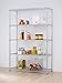 TRINITY TBFZ-0910 EcoStorage 5-Tier NSF Wire Shelving Rack, 48