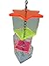 Tropical Chickens Parrot Bird Boredom Buster Forage Box Creative Hanging Treat Foraging Toy Conure Cockatiel for Small Bird Enrichment Transparent Acrylic Food Holder