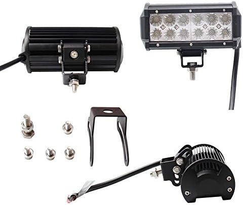 2X 7INCH 36W CREE LED WORK LIGHT BAR Flood OFFROAD LAMP 4WD BOAT ATV TRUCK SUV
