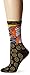 Laurel Burch Women's Single Pack Lively Nature Crew Socks, Moroccan Horses, 9-11