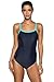 Attraco one piece athletic swimsuit women one piece swimwear athletic blue 10