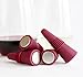 Wine Stopper - Wine Colored Silicone Bottle Stopper / Beverage Bottle Stopper with 100% Food Grade Silicone (Set of 4)