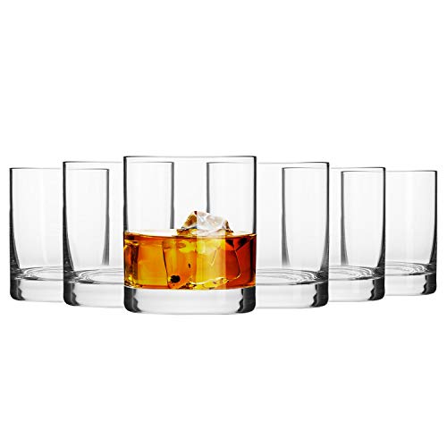 KROSNO Whiskey Tumbler Glasses Set of 6 10.1 oz Blended