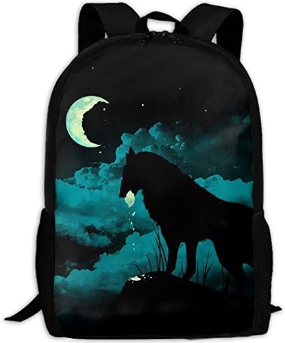 Backpack, Travel Hiking Cute Fashion Water Resistant Heavy Duty Large Camping Gym Outdoor Canvas Backpack, Alaskan Baby Dogs, Shoulder Bag Backpacks For Men Women Adults