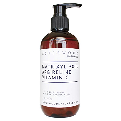 MATRIXYL 3000 30 + ARGIRELINE Peptide 30 + Vitamin C 20 8 oz Serum + Organic Hyaluronic Acid
