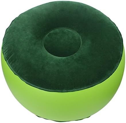 Outpovan Inflatable Chair Portbale Travel Inflation Footstool Kids Stool Air Ottoman Patio Yoga Meditation Cushion