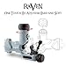 Dragonhawk Raven Rotary Tattoo Machine One Touch Hit Adjuster Machine with Mast Cartridge Tattoo Grip Q555Y (Gray+Cartridge Grip)