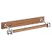 iDesign Formbu Stainless Steel Wall Mounted Paper Towel Holder Paper Towel Dispenser for Kitchen, Bathroom, Laundry Room, Office, Bamboo