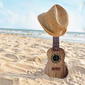 YOLOPLUS+ 21 Inch Kids Ukulele Guitar Toy 4 Strings Mini Children Musical Instruments Educational Learning Toy for Toddler Beginner Keep Tone Anti-Impact Can Play With Picks and Strap Primary Tutorial - Thumbnail 7