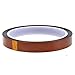 2 Rolls 1/2(12mm) Kapton Polyimide High Temp Tape,length 108ft(33m)