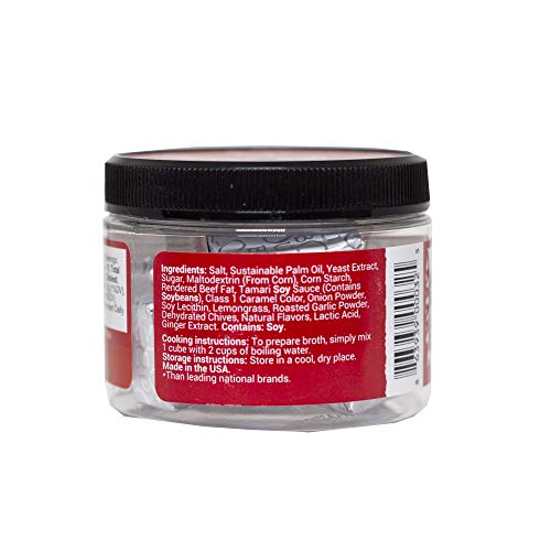 BOU Bouillon Cubes, Beef Flavored, 2.53 Ounce (6 Count), Gluten Free