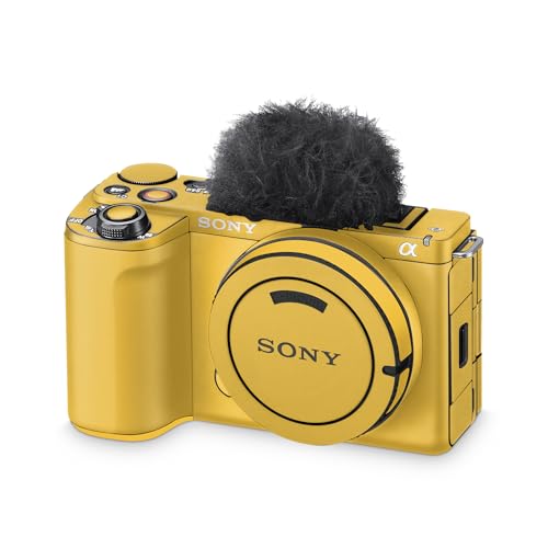 Camera Skin Compatible with Sony ZV E10 II Camera (2024) - Solid Marigold - Pre…