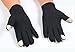 Beautyvan， Winter Mens Full Finger Smartphone Touch Screen Cashmere Cute Fashion Gloves Mittens (Black)