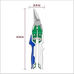 LENOX TOOLS Pliers, Right Avitation Snips, With