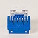 ICC CAT5e RJ45 Keystone Jack for EZ® Style, Blue, 25-Pack