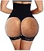 Gotoly Hourglass Figure Butt Lifter Shaper Panties Tummy Control High Waisted BoyShort (3XL/4XL, Black(hip abundant))