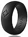 KAUAI Silicone Rings for Men. Classic Elegance Wedding Bands. Men's Active Strength Workout Band. Silicon Rubber Ring.