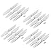 UUMART 8 Pairs Propeller CW+CCW & Screw Set for Hubsan H502S H502E X4 RC Quadcopter Spare Parts-White
