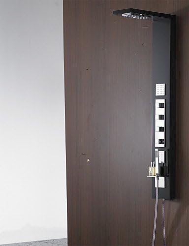 BBSLT- Shower Faucet Contemporary Waterfall / Rain Shower / Sidespray / Handshower Included Aluminum Painting Shower Panel