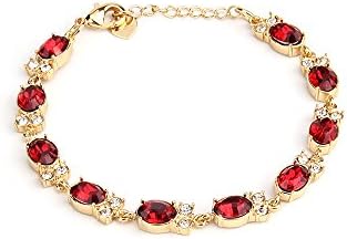 Retro Shaw Gold Plated Cubic Zirconia Bracelet For Women Crystal Gift for Women and Girls Jewelry