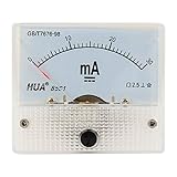 uxcell 85C1 DC 0-30mA Current Panel Meter Analog Ammeter