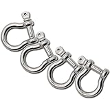 SMTUNG 304 Stainless Steel Bow Shape Load Shackle