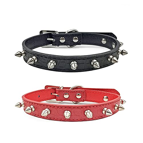 spiked kitten collar