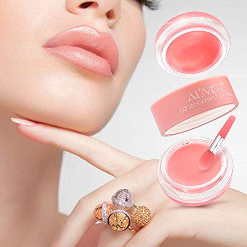 image for Busgirl DOUBLE-EFFECT Lip Sleep Mask with Collagen Peptide,Lip Mask+Li