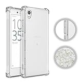 Sony Xperia L1 Case, Sonto Crystal Clear Shockproof Anti-slip Case Flexible Anti-shock Rubber Case for Sony Xperia L1 5.5