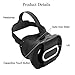 QERY 3D VR Glasses, Lightweight Virtual Reality Headset for VR Games and 3D Movie, Compatible with 4.7-6.0 inch screens, No dizzy feeling