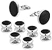 Darller Mens Cufflinks and Cuff Studs Set Classic Wedding Cuff Links for Tuxedo Shirts Formal Business Shirts