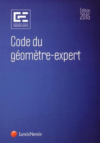 Code du géomètre-expert 2015