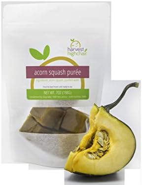 Harvest to Highchair Fresh to Frozen Baby Food Puree 7 ounces - Acorn Squash (6 pack)