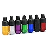 JCXCO Innovative Metal Spoon Portable Creative Herb Mini Snuff Bottle 3PCS