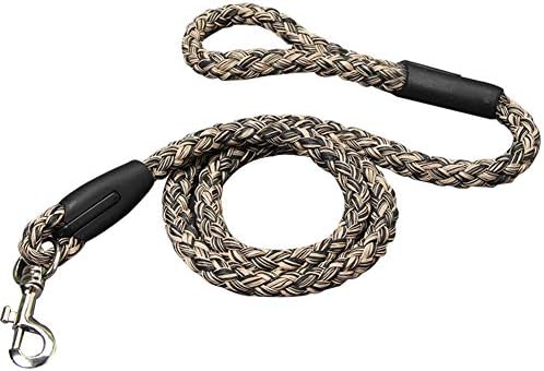 HEsdzML Pet Collar, Large Dog Pet 8-Strands Braided Traction Rope Plastic Woven Walking Lead Leash