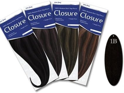 Urban Beauty Human Hair Extensions Closure Short 1b Black