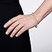 Amberta Unisex's 925 Sterling Silver Byzantine Chain Bracelet: 19 cm / 7.5 inch - Rounded Design