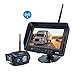 Digital Wireless Backup Camera System Kit, IP69K Waterproof Wireless Rear View Camera + 7’’ LCD Wireless Reversing Monitor for Trailer, RV, Bus, Trucks, Horse-trailer, School Bus, Farm Machine,etc