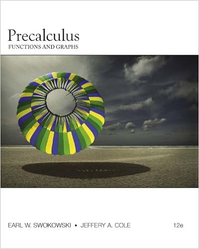 Precalculus Functions And Graphs 012 Swokowski Earl Cole Jeffery Amazon Com