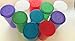 50 Pack Multicolor 13 Dram Pop Top Bottle- Vial Medical Herb Pill Box Containers
