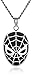 Marvel Comics Unisex Spider-Man Stainless Steel Chain Pendant Necklace, 24