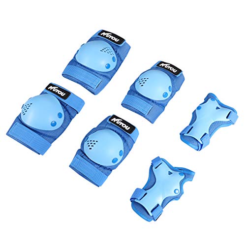 image for KUYOU Helmet and Pads for Kids 3-8 Years Toddler Helmet,Kids Bike Skat