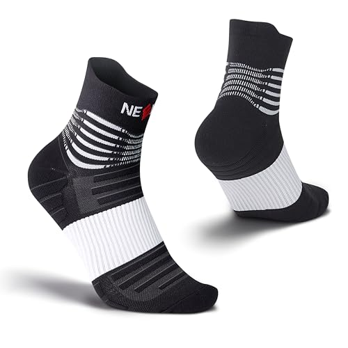Photo 1 of NEENCA Professional Compression Socks, Medical Athletic Ankle Socks for Injury Recovery & Pain Relief, Sports Protection, Circulation —1 Pair, 20-30 mmhg