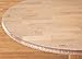 Clear Vinyl Elasticized Table Cover 45