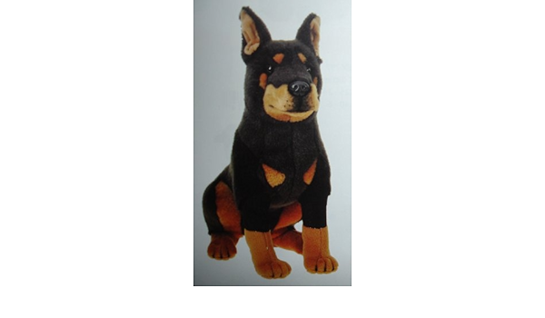 doberman plush toy